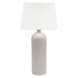 PR Home Riley stolová lampa, biela/béžová, 54 cm