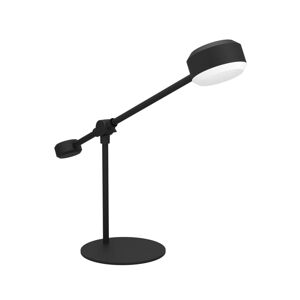 Stolová LED lampa Clavellina, čierna, sklopná