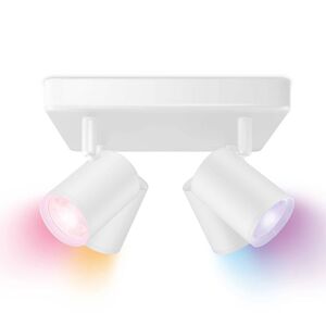 WiZ LED stropné bodové svetlá Imageo, 4-pl. biela