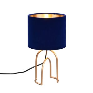 Stolová lampa Grace, Ø 18 cm, fialová/zlatá
