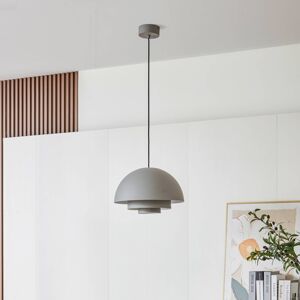 Lucande Nymara LED závesné svietidlo sivá