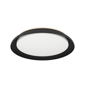 Stropné LED svetlo Penjamo Ø 46,5 cm, čierna
