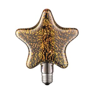 Lucande LED žiarovka E27 hviezda 4W 3D ohňostroj