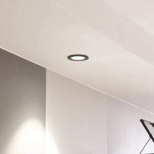 LED stropné svietidlo Arcchio Aryx, čierne, 4 000 K