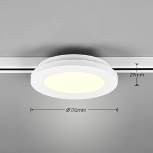 Stropné LED svetlo Camillus DUOline, Ø 17 cm biela