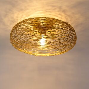 Lindby Kaviya stropné svietidlo zlatá výška 22 cm