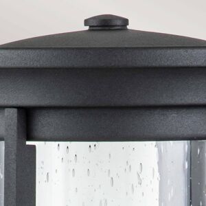 Vonkajšie nástenné svietidlo Merrill v čiernej farbe