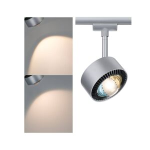 Paulmann URail Aldan LED reflektor, matný chróm, kov, CCT