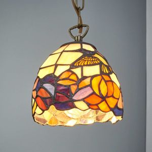 Závesná lampa v štýle Tiffany COLIBRI