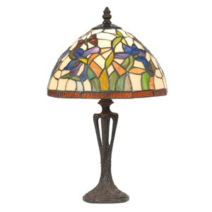 Stolová lampa Elanda v štýle Tiffany, 40 cm