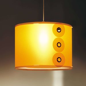 Oranžová závesná lampa Rotho