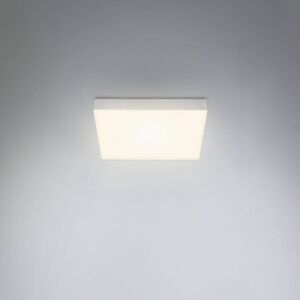 Stropné LED svietidlo Flame 21,2x21,2 cm, striebro