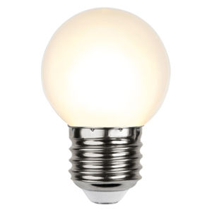 LED E27 G45 pre svetelné reťaze, biela 2 700 K
