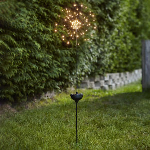 LED solárna lampa Firework na zapichnutie do zeme