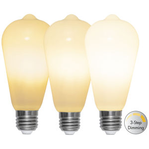 LED žiarovka E27 ST64 6,5 W, stmievateľná