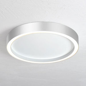 Bopp Aura stropné LED svietidlo Ø40cm biele/hliník