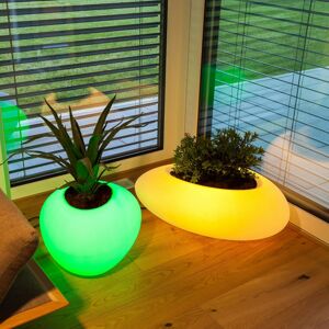 Deko lampa Storus VI LED RGBW, rastlinná biela