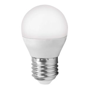 LED žiarovka E27 G45 5 W miniglobe, biela