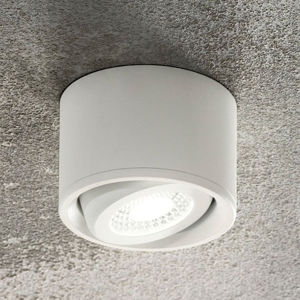 LED Downlight Anzio, výkyvné, biele
