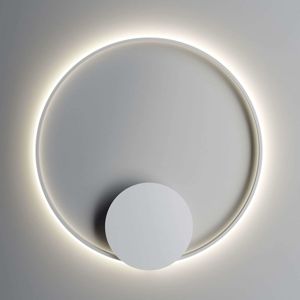 Fabbian Olympic nástenné LED svetlo Ø 80 cm biele