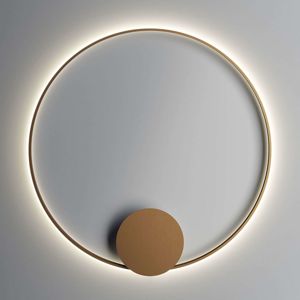 Fabbian Olympic nástenné LED svetlo Ø 110 cm bronz