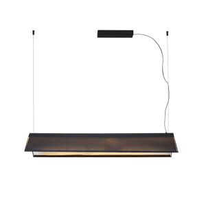 Závesné LED svetlo Ludovico Surface 115 cm, čierna