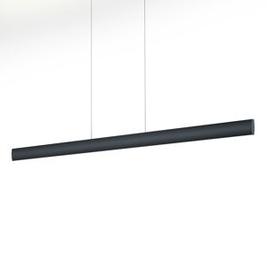 Knapstein Závesné LED svietidlo Runa, čierne, dĺžka 132 cm