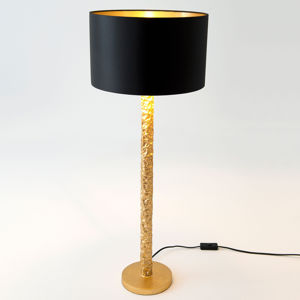 Stolná lampa Cancelliere Rotonda čierna/zlatá 79cm