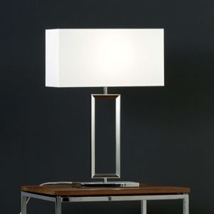 Helestra Enna 2 – textilná stolná lampa, 53 cm