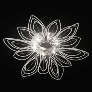 Stropné svietidlo Girasole v tvare kvetu 70 cm