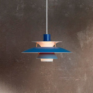 Louis Poulsen PH 5 Mini – závesná lampa, modrá