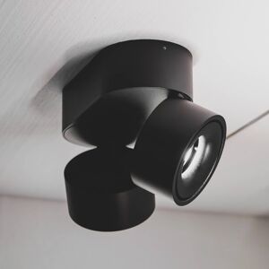 LOOM DESIGN Aim stropné bodové LED 2-pl, čierna