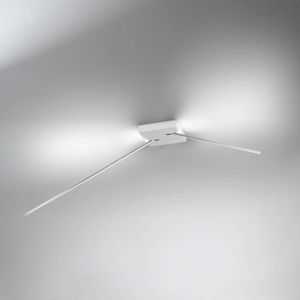 ICONE Spillo stropné svietidlá LED 2 ramená biele