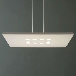 ICONE Confort závesné LED svietidlo vznešená biela