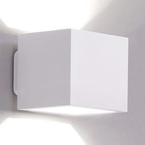 ICONE Cubò nástenné LED svietidlo, 10 W, biele