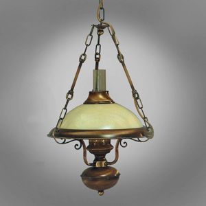 Závesná lampa Valentina starožitný dizajn, 35 cm
