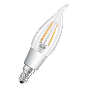 LED žiarovka E14 4W teplá biela, stmievateľná číra