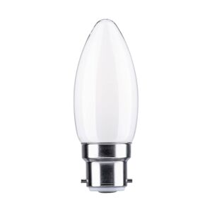 Paulmann sviečková LED B22d 4,7 W 4 000 K opálová