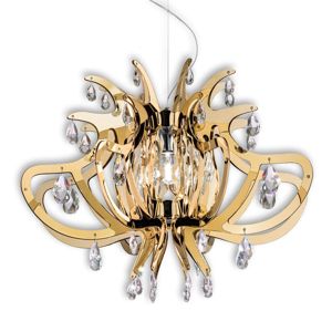 Slamp Lillibet – zlatá dizajnérska závesná lampa