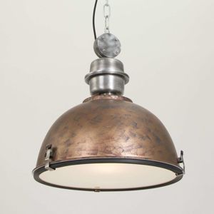 Lampa medenej farby Bikkel, priemyselný vzhľad