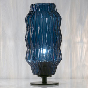Stolná lampa Origami, modrá