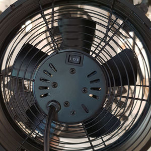 Stolný ventilátor Breeze, Ø 20 cm, bronz/orech
