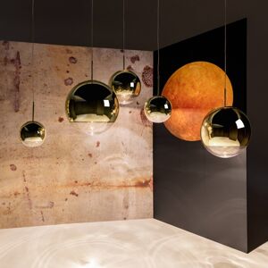 Tom Dixon Mirror Ball závesné LED Ø 50 cm zlatá