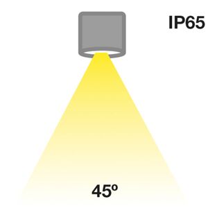 SLC MiniOne Fixed LED downlight IP65 biela 930