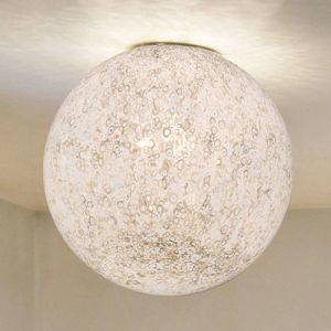 Ručne vyrobená sklená stropná lampa RINA