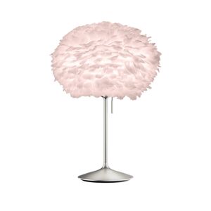 UMAGE Eos medium stolová lampa ružová/brúsená oceľ
