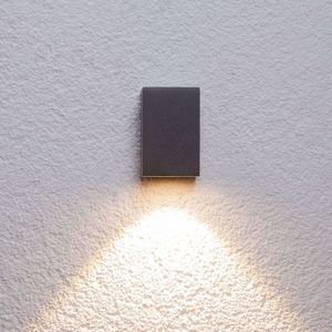 Grafitové vonkajšie nástenné LED Tavi výška 9,5 cm