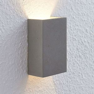 Lindby Albin nástenné LED svietidlo z betónu