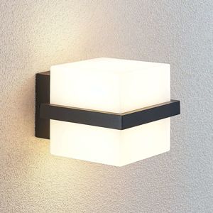 Vonkajšie nástenné LED svietidlo Auron tvar kocky