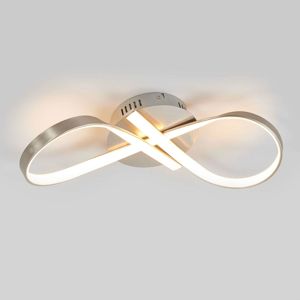 Stropné LED svietidlo Alana v tvare slučky